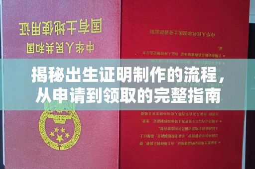 茶山揭秘出生证明制作的流程，从申请到领取的完整指南